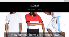 Desktop Screenshot of luxe-t.com